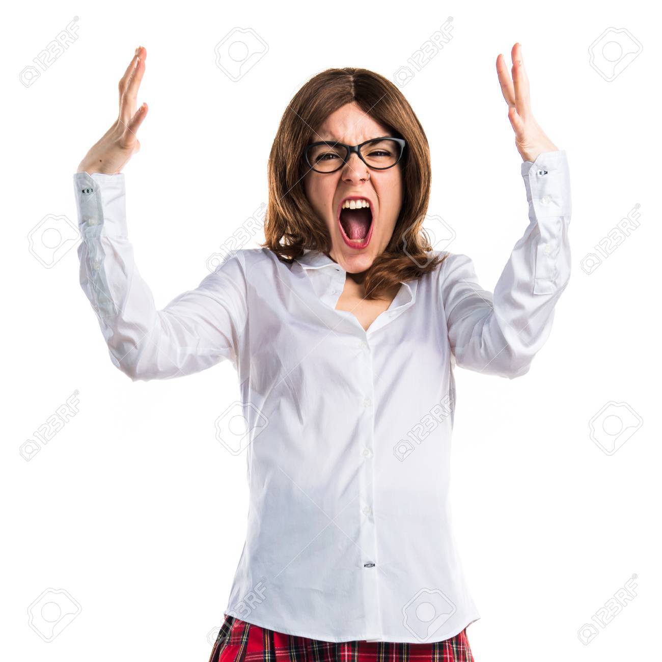 欲求不満の学生の女の子 の写真素材 画像素材 Image