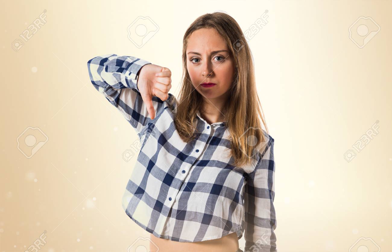 bad blond teen Without using condom