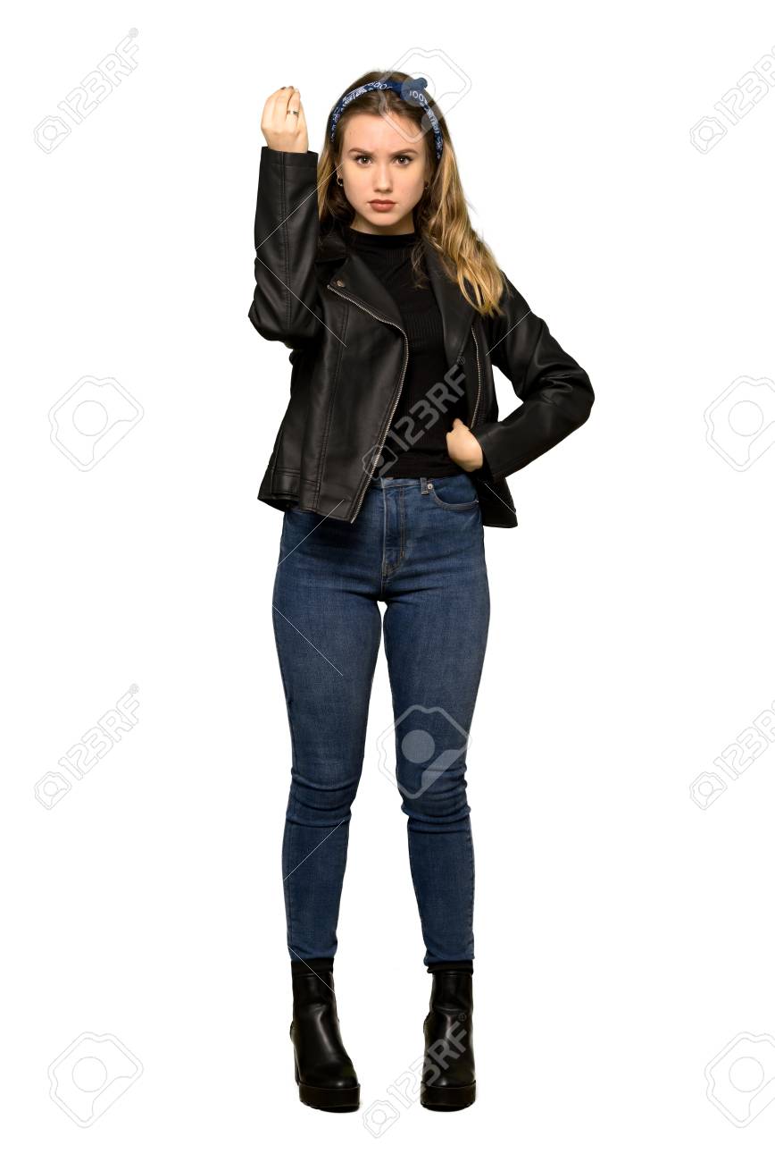 leather jacket for teenage girl