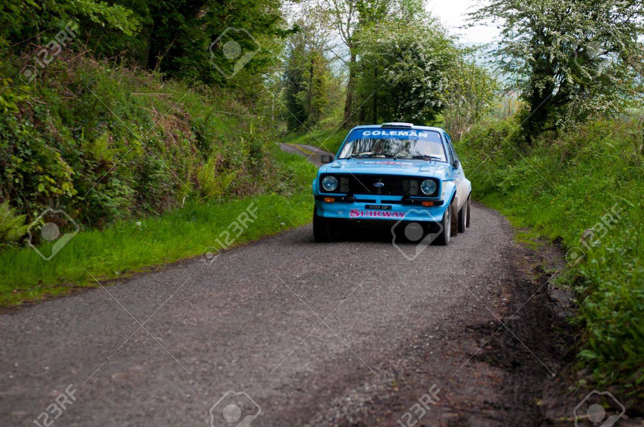 Mallow Irlanda 19 De Mayo J Coleman Conduccion Ford Escort En El Rally De Jim Walsh Bosque Cork El 19 De Mayo De 12 En Mallow Irlanda 4 ª Ronda Del