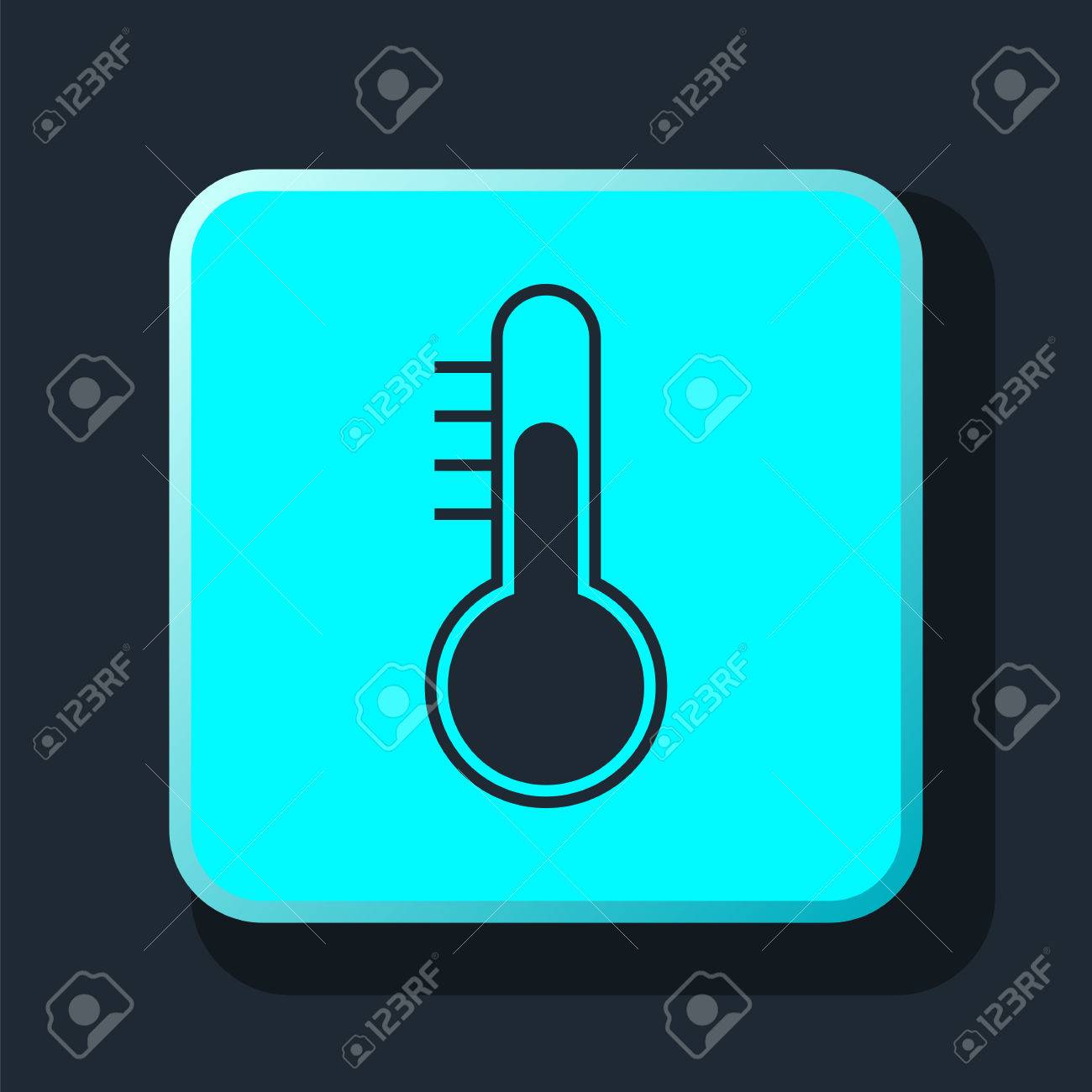 温度計のアイコンのイラスト素材 ベクタ Image