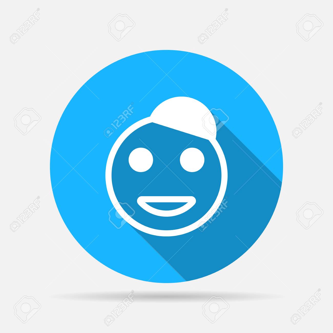 良い笑顔のアイコン のイラスト素材 ベクタ Image