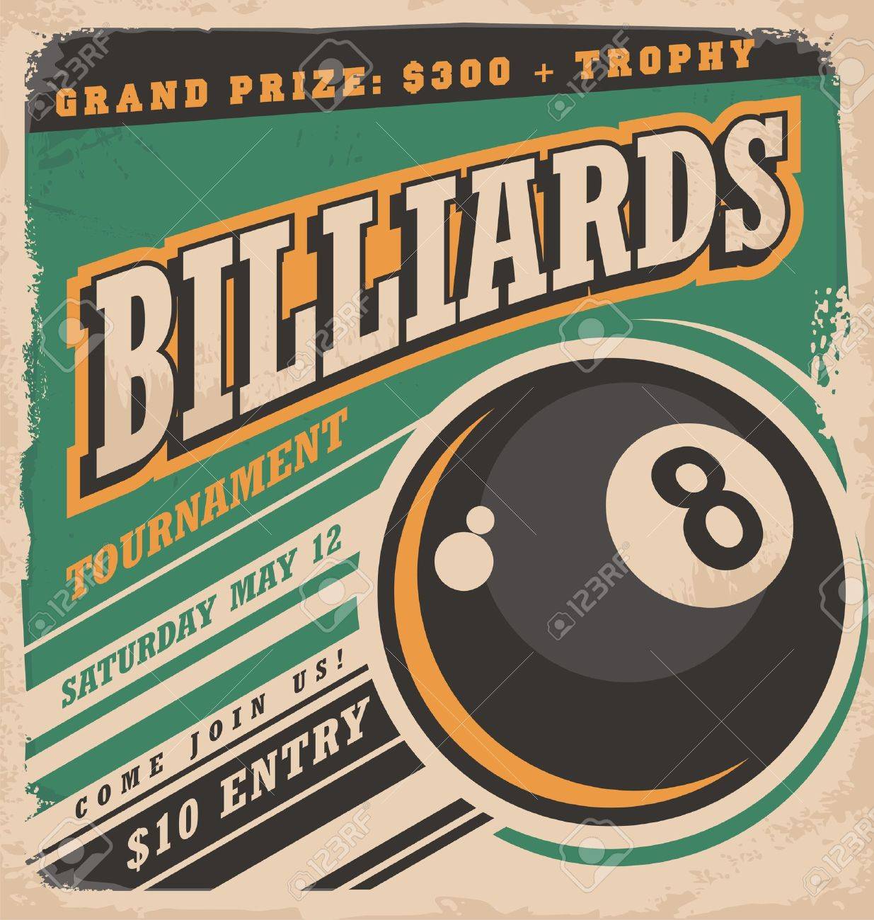 Maglietta Con Stampa Palle Da Biliardo Retrò - Unisex, 100% Cotone, Design Vintage Per Appassionati - Foto 5