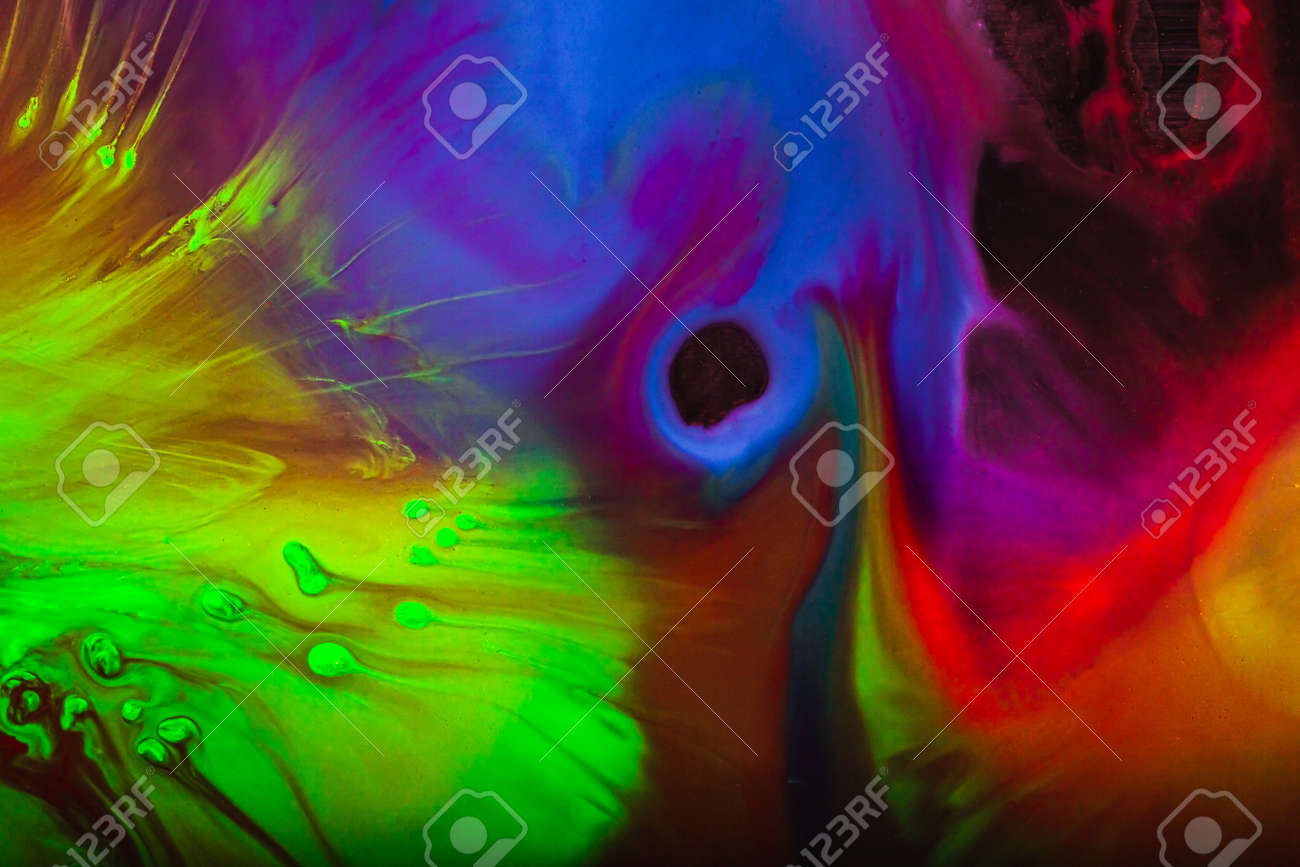 Colorful and creative abstract background of dye on glass - 125589838 Colorful and creative abstract background of dye on glass - 125589838