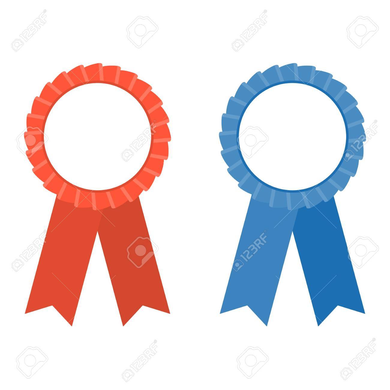 Rosette Set Blank Rosette Icon Rosette Illustration Flat Design Vector Royalty Free Cliparts Vectors And Stock Illustration Image 5790