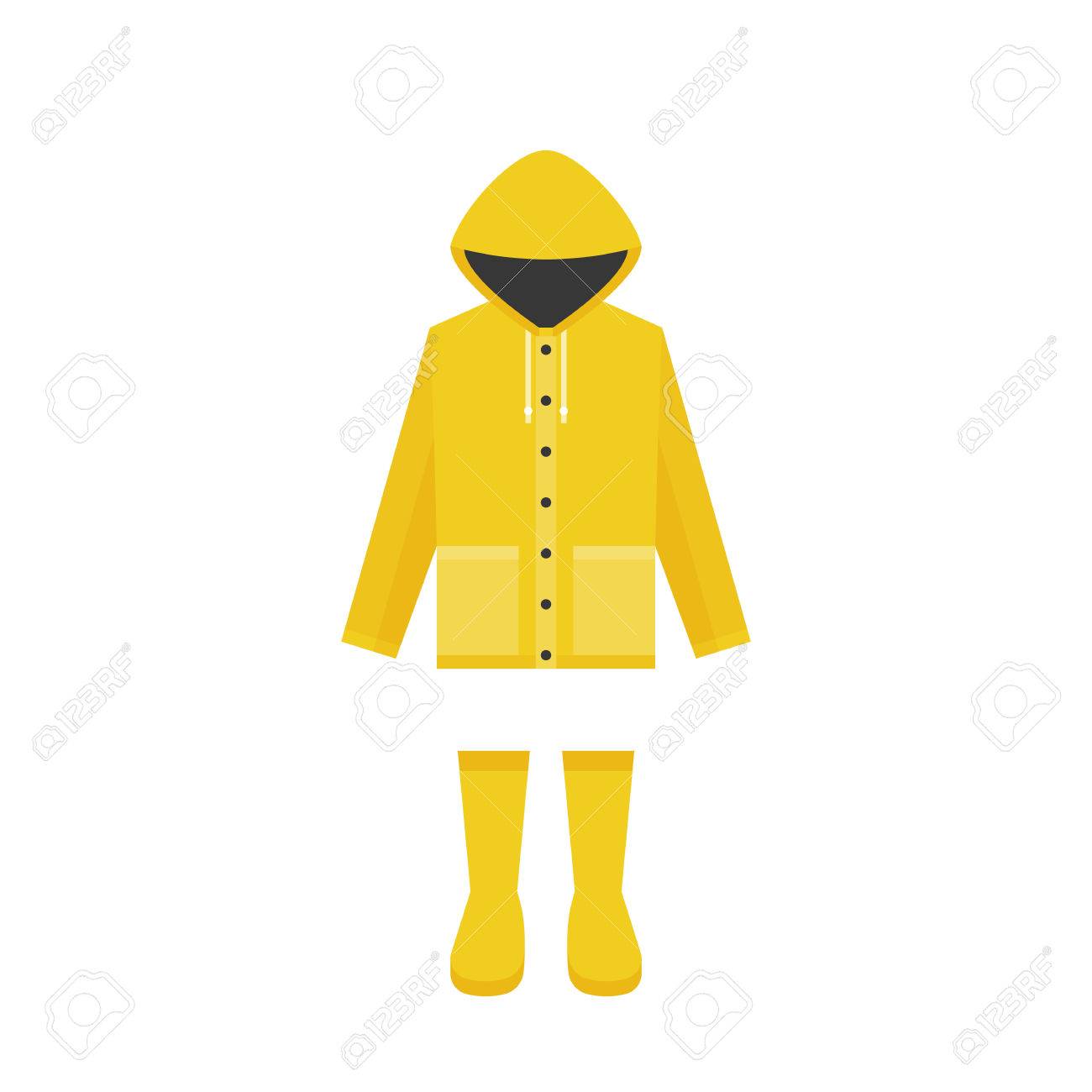 raincoat and boots