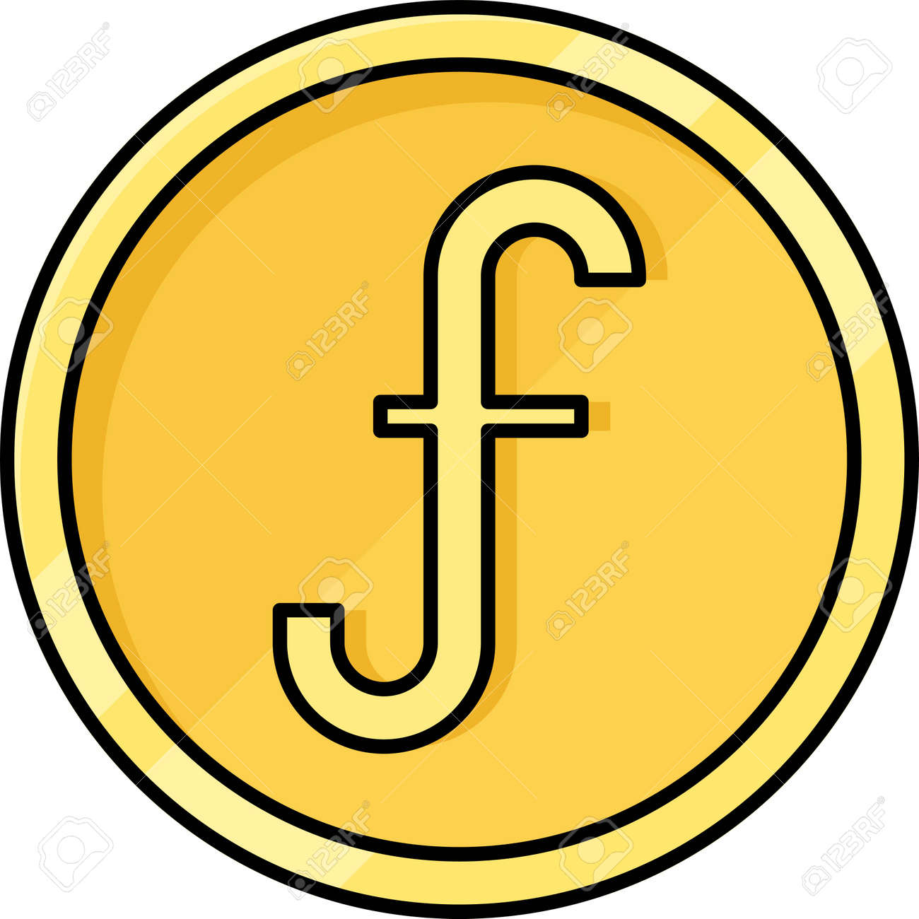 Aruban Florin Coin Vector Icon, Currency Of Aruba Royalty Free SVG,  Cliparts, Vectors, and Stock Illustration. Image 157761046.