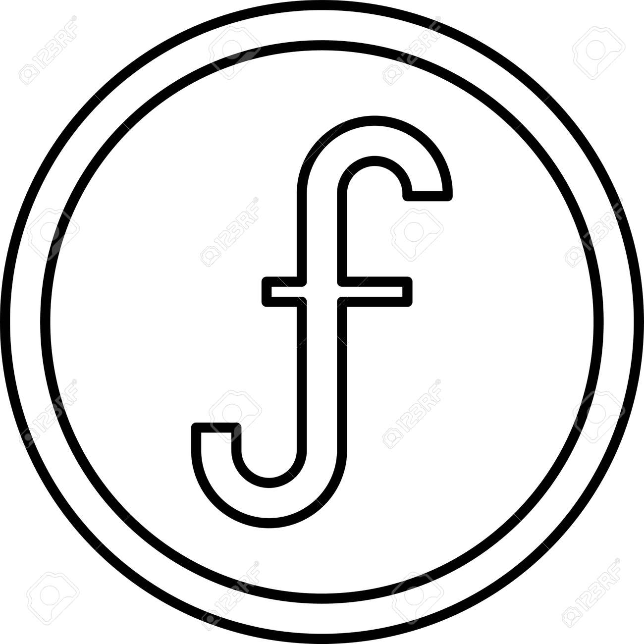 Aruban Florin Coin Vector Icon, Currency Of Aruba Royalty Free SVG,  Cliparts, Vectors, and Stock Illustration. Image 157762078.