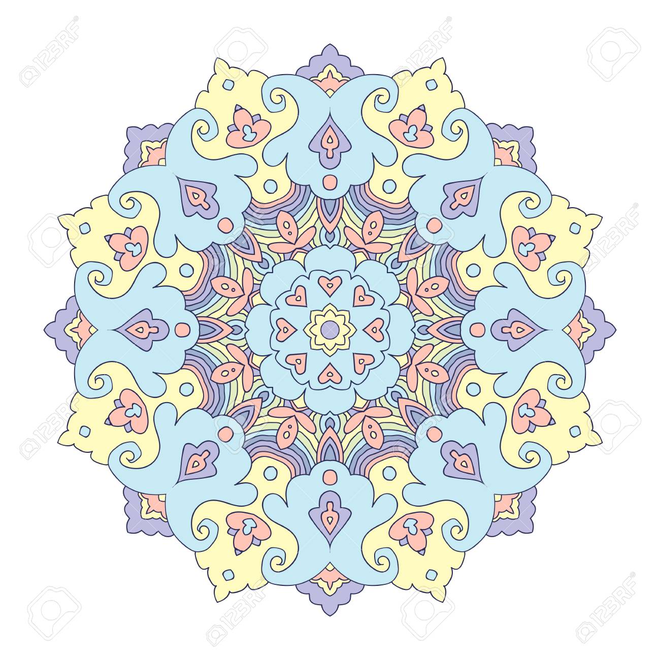 Mandala Floral En Colores Pastel De Color Fondo Blanco Ilustracion Vectorial Dibujado A Mano Ilustraciones Vectoriales Clip Art Vectorizado Libre De Derechos Image 56646380 Ver más ideas sobre mandalas, mandalas pintadas, mandalas de colores. mandala floral en colores pastel de color fondo blanco ilustracion vectorial dibujado a mano