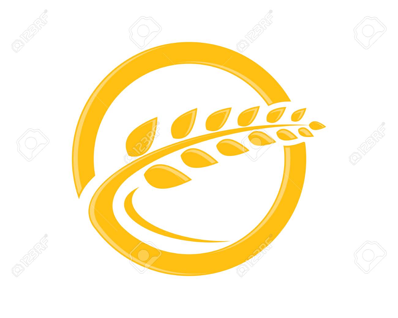 Agriculture Wheat Logo Template Vector Icon Design Royalty Free SVG,  Cliparts, Vectors, and Stock Illustration. Image 88046951.