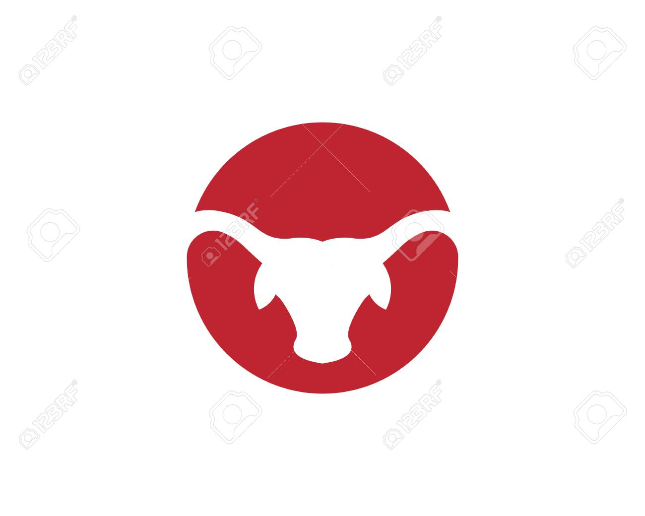 red bull taurus symbol design royalty free cliparts vectors and