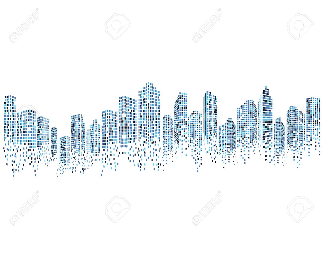 Modern City Skyline City Silhouette Vector Illustration In Royalty Free Cliparts Vectors And Stock Illustration Image