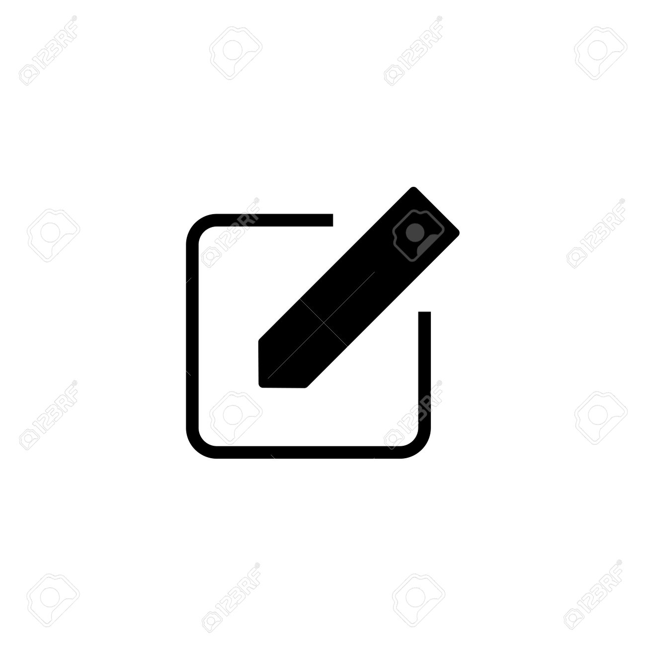 Edit Icon Vector Illustration. Edit Document Sign And Symbol. Edit Text Icon.  Pencil. Sign Up Free Vector and graphic 195874473., image size:1300x1300