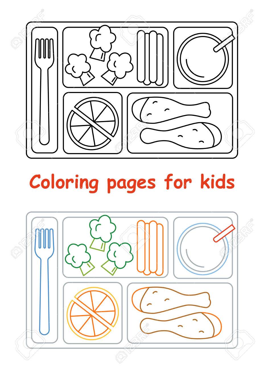 official store retail prices buying cheap Dibujos para colorear para niños. Bandeja del almuerzo. Estilo de línea. Ilustración del vector official store retail prices buying cheap Dibujos para colorear para niños. Bandeja del almuerzo. Estilo de línea. Ilustración del vector