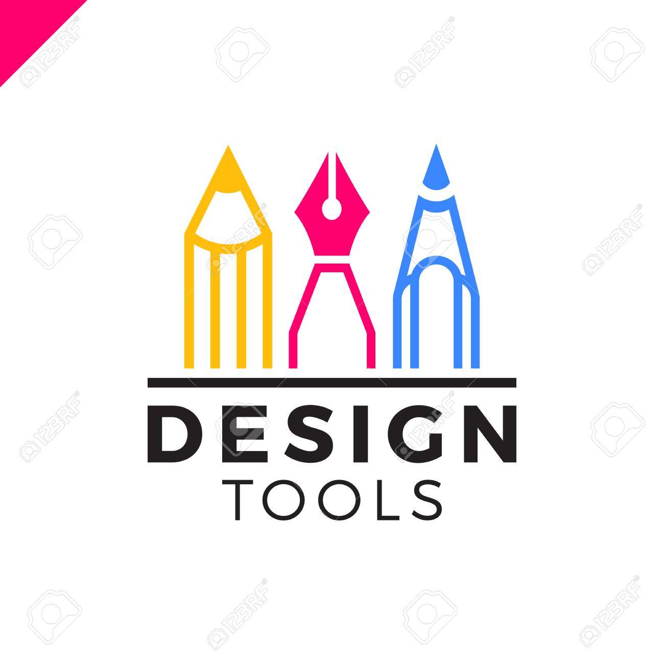 De Bolsillo Arte O Diseño Bolígrafo, Lápiz Logotipo Vectoriales, Clip Art Vectorizado Libre De Derechos. Image 78006989.