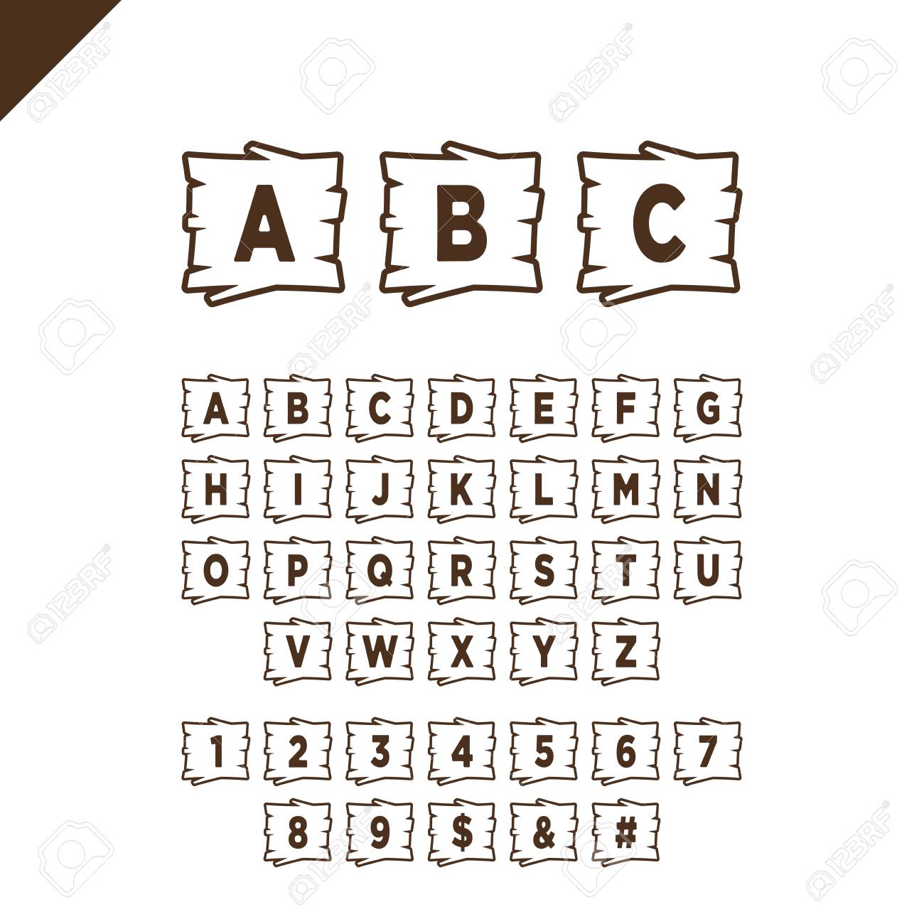 wooden alphabet blocks with