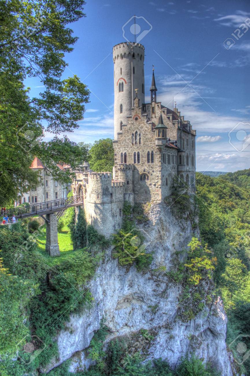 Les Plus Beaux Chateaux D Europe Lichtenstein Allemagne Banque D Images Et Photos Libres De Droits Image