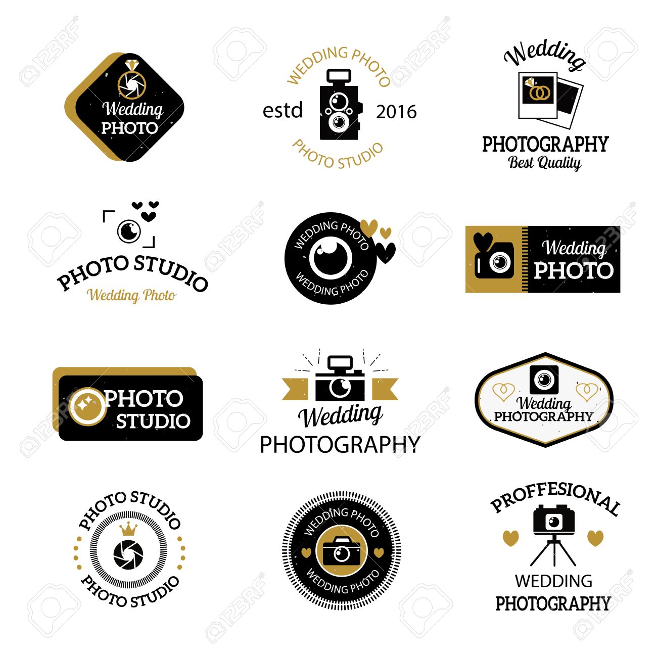 ideas de diseño de logotipo de fotógrafo
