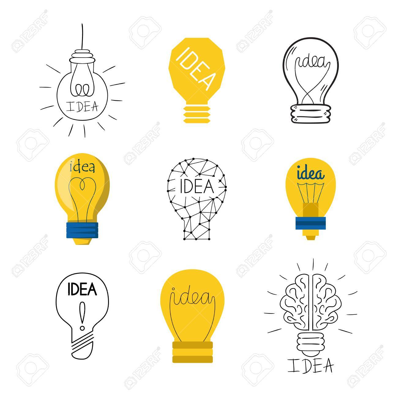 Zeichnung Idee Gluhbirne Konzept Kreative Gestaltung Vector Idea Lampe Innovation Elektrische Kreativitat Inspiration Konzept Helle Idee Lampe Symbol Symbol Losung Gluhbirne Kreative Idee Konzept Lizenzfrei Nutzbare Vektorgrafiken Clip Arts