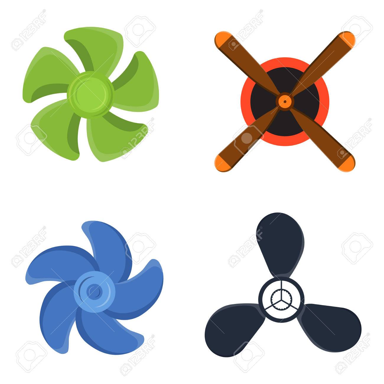 Turbinas Iconos Ventilador De Hélice Equipos De Tecnología Turbinas Iconos Ventilador De Hélice Equipos De Tecnología