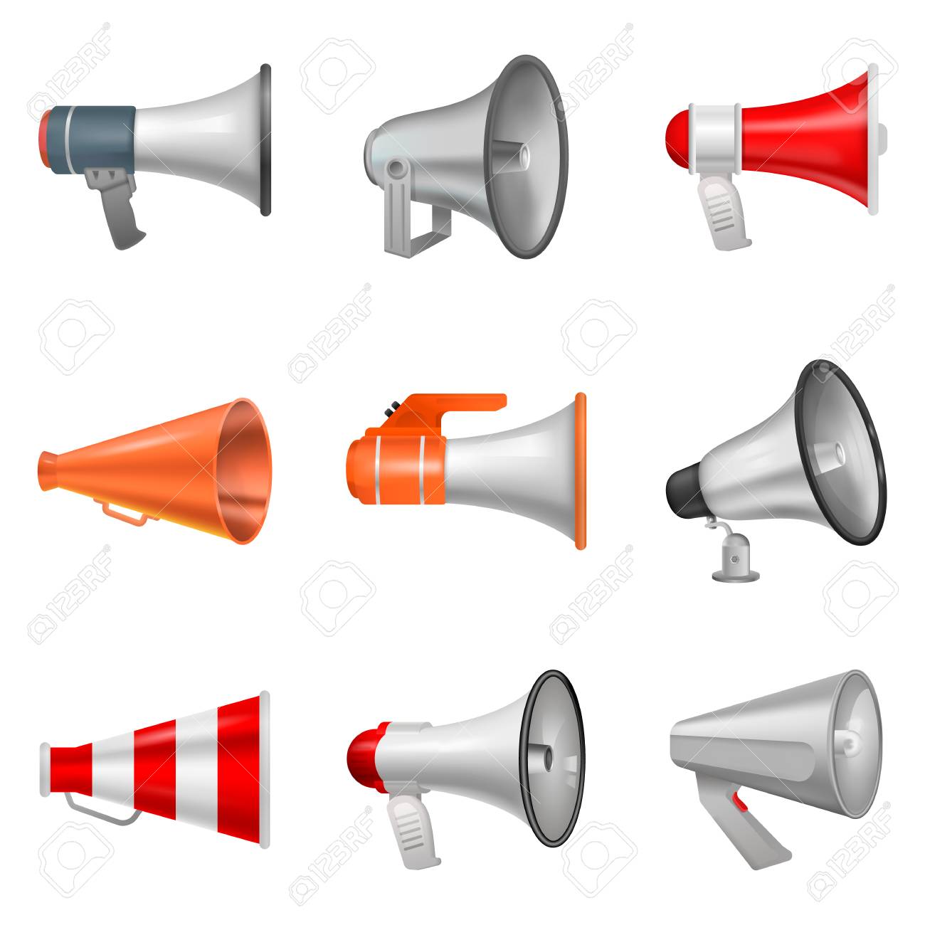 Megaphone vector bullhorn loudspeaker or announce and loud voice in speaker or announcement in horn illustration isolated on white background - 91960019 Megaphone vector bullhorn loudspeaker or announce and loud voice in speaker or announcement in horn illustration isolated on white background - 91960019