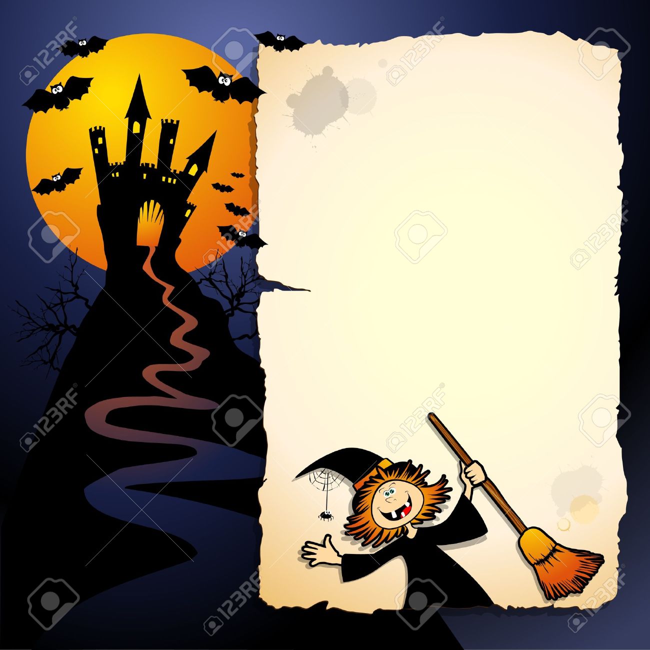 Halloween funny background, vector image - 10632171 Halloween funny background, vector image - 10632171