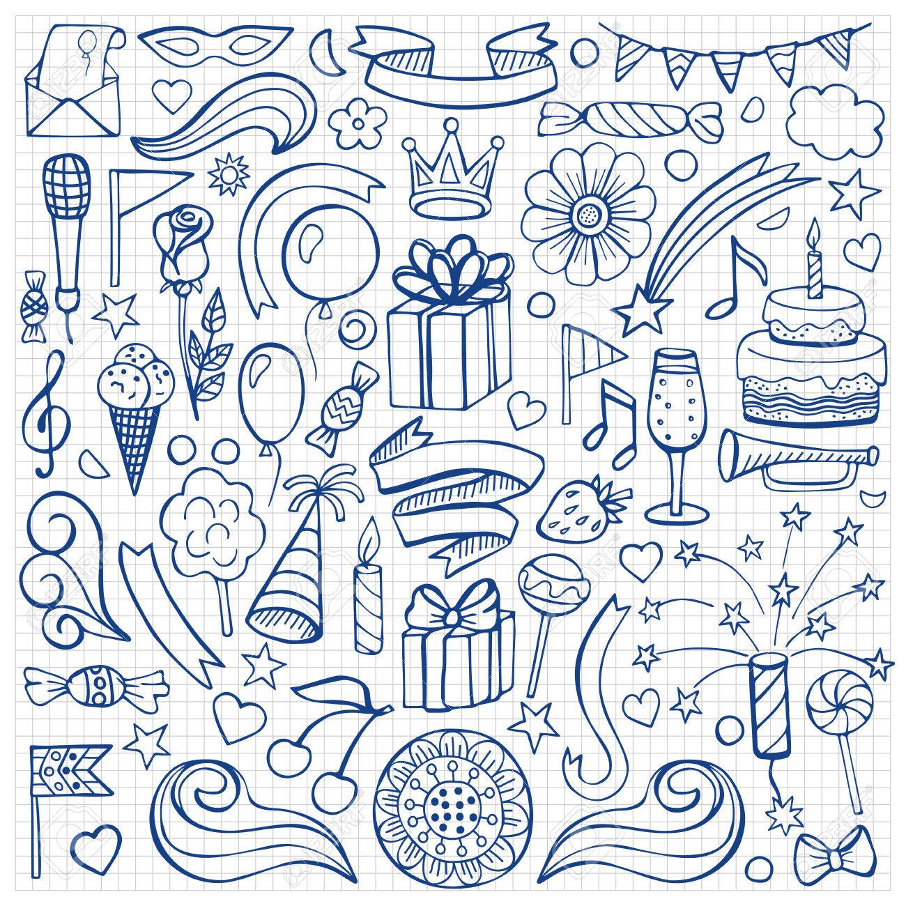 手描きイラスト 誕生日 未使用品