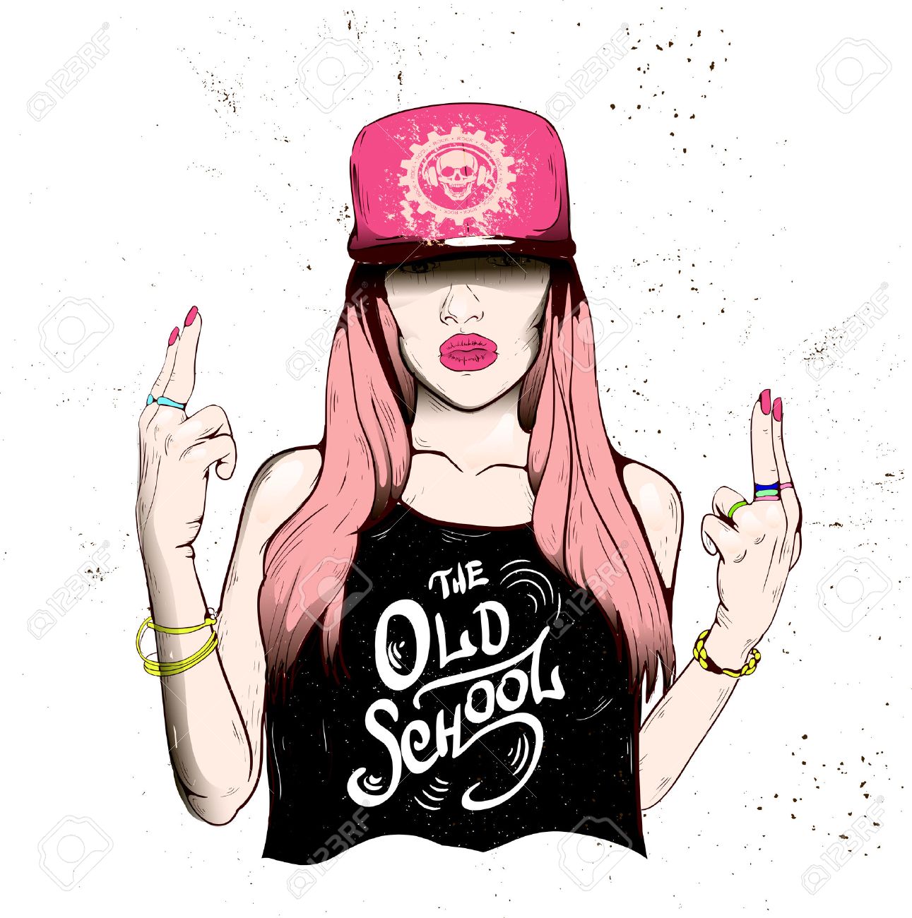 Pretty Young Urban Rap Girl