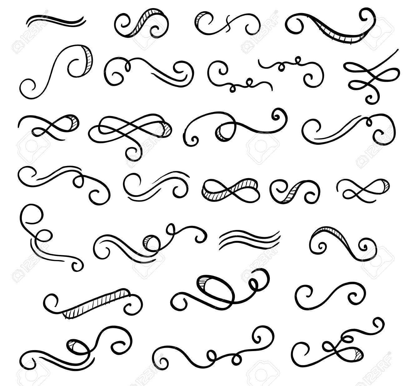 vintage ornaments decorations design elements royalty free cliparts
