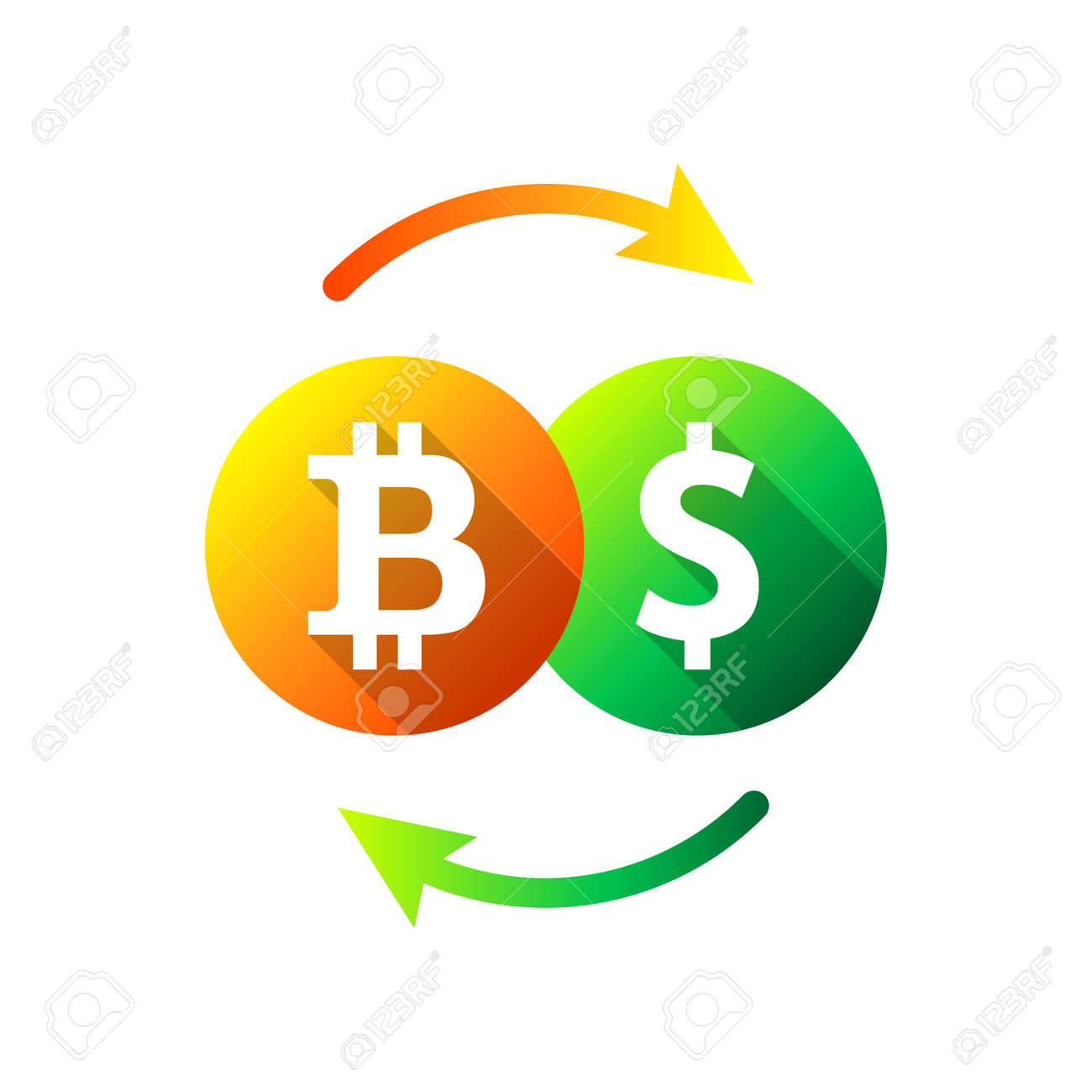 Bitcoin Y Signo De Dólar Como Concepto De Precio, Tipo De Cambio, Compra,  Venta, Comercio Y Transacción. Moneda Criptográfica, Moneda Y Símbolo De  Valor Monetario. Comercio, Compra Y Venta. Ilustraciones svg, vectoriales,