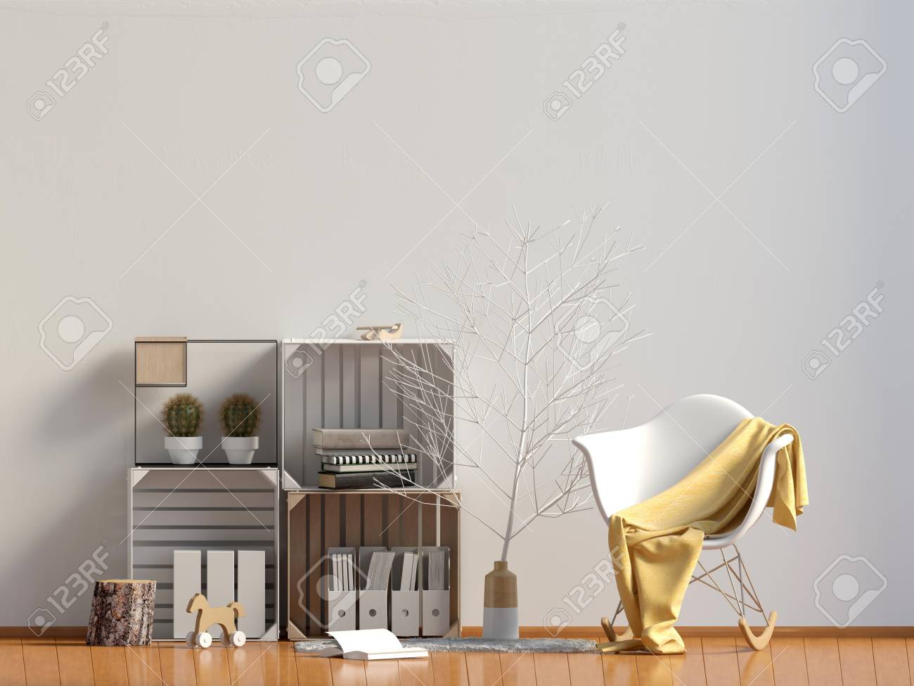 scandinavian toy storage