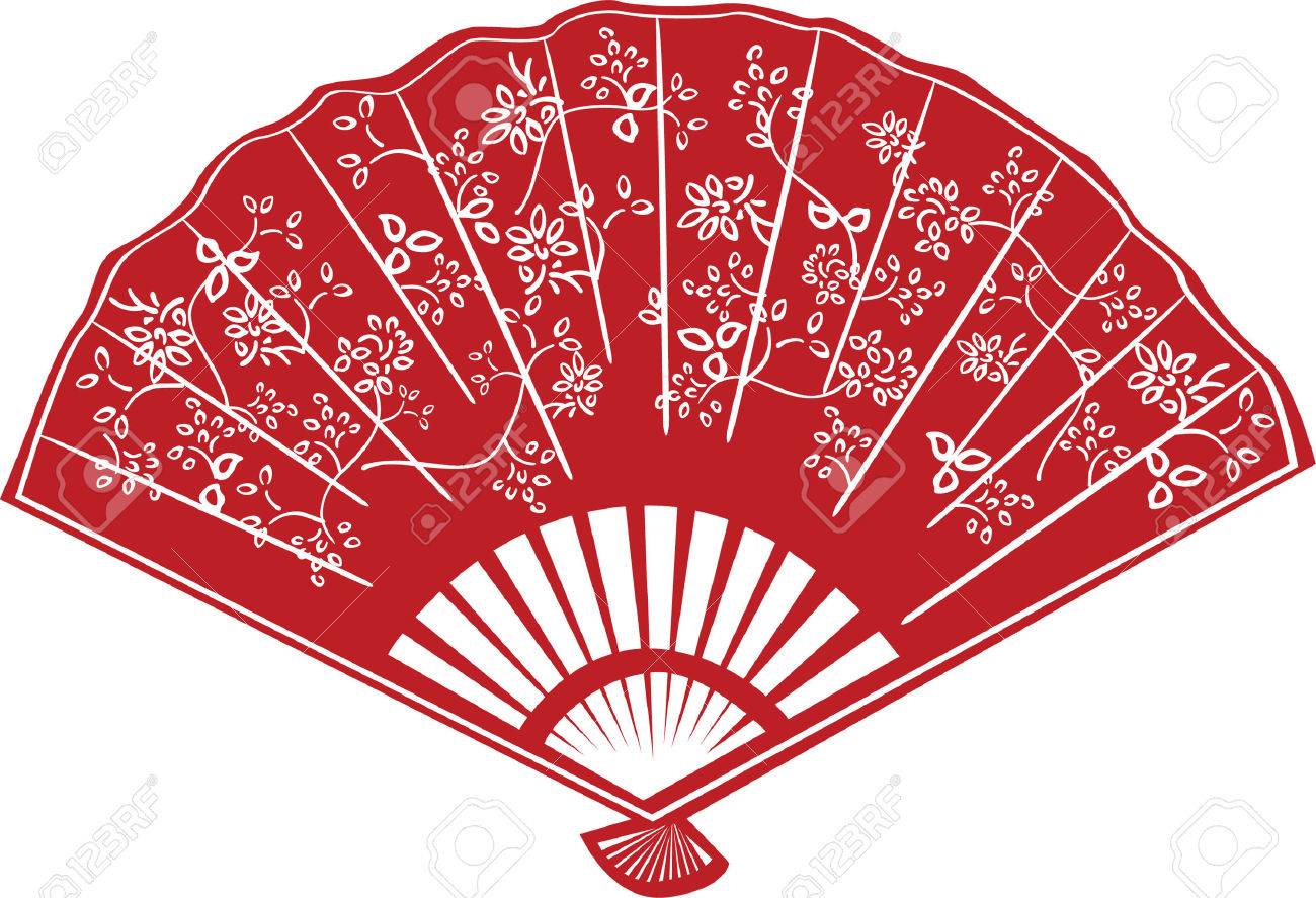 traditional chinese fan royalty free cliparts vectors and stock