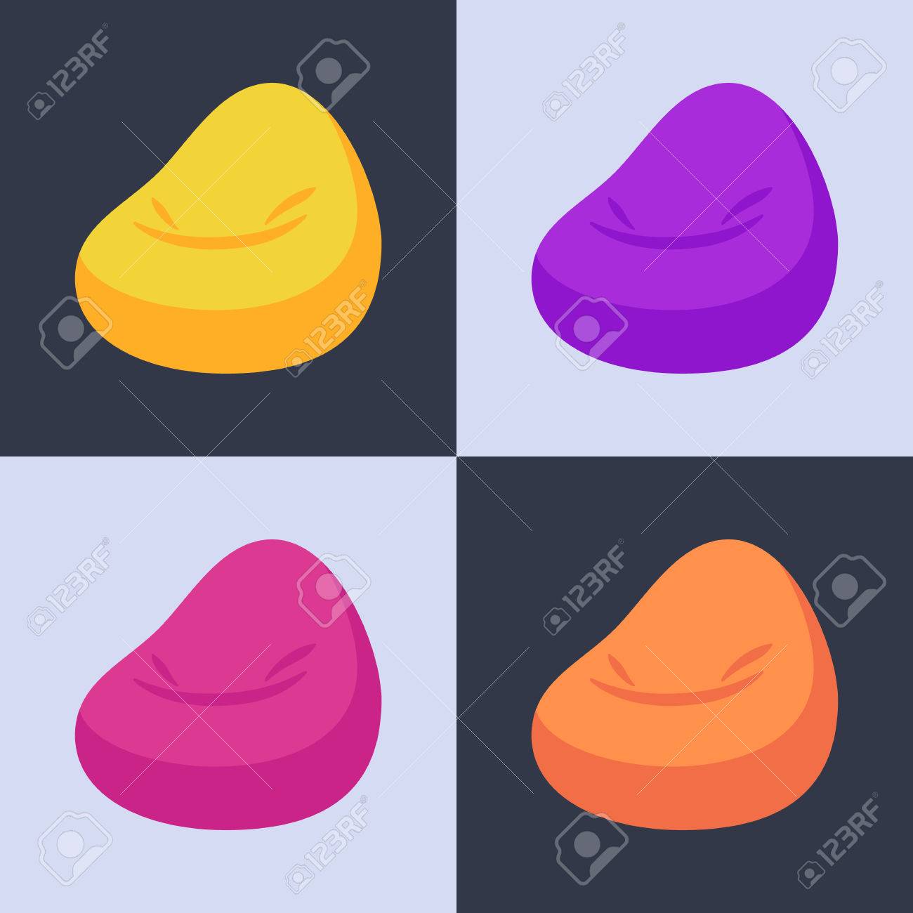 Vector Illustration Of Bean Bag Chair With 4 Color Options Royalty Free SVG, Cliparts, Vectors, And Stock Illustration. Image 71026556. Vector Illustration Of Bean Bag Chair With 4 Color Options Royalty Free SVG, Cliparts, Vectors, And Stock Illustration. Image 71026556.