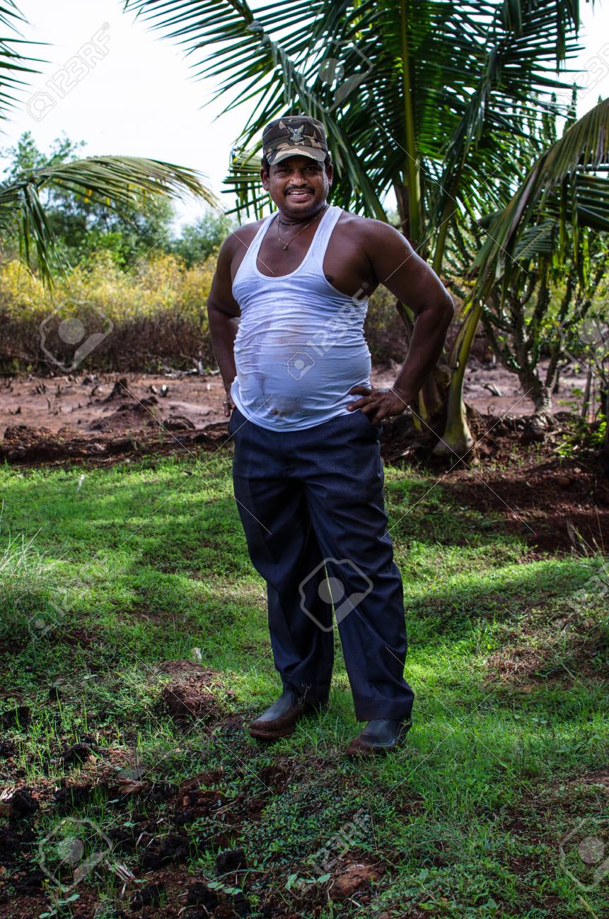 Farmer After Hard Work And Sweat And Labour Stock Photo, Picture and  Royalty Free Image. Image 91673788.