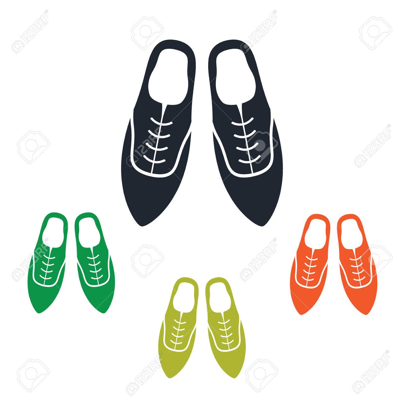 pair of shoes vector