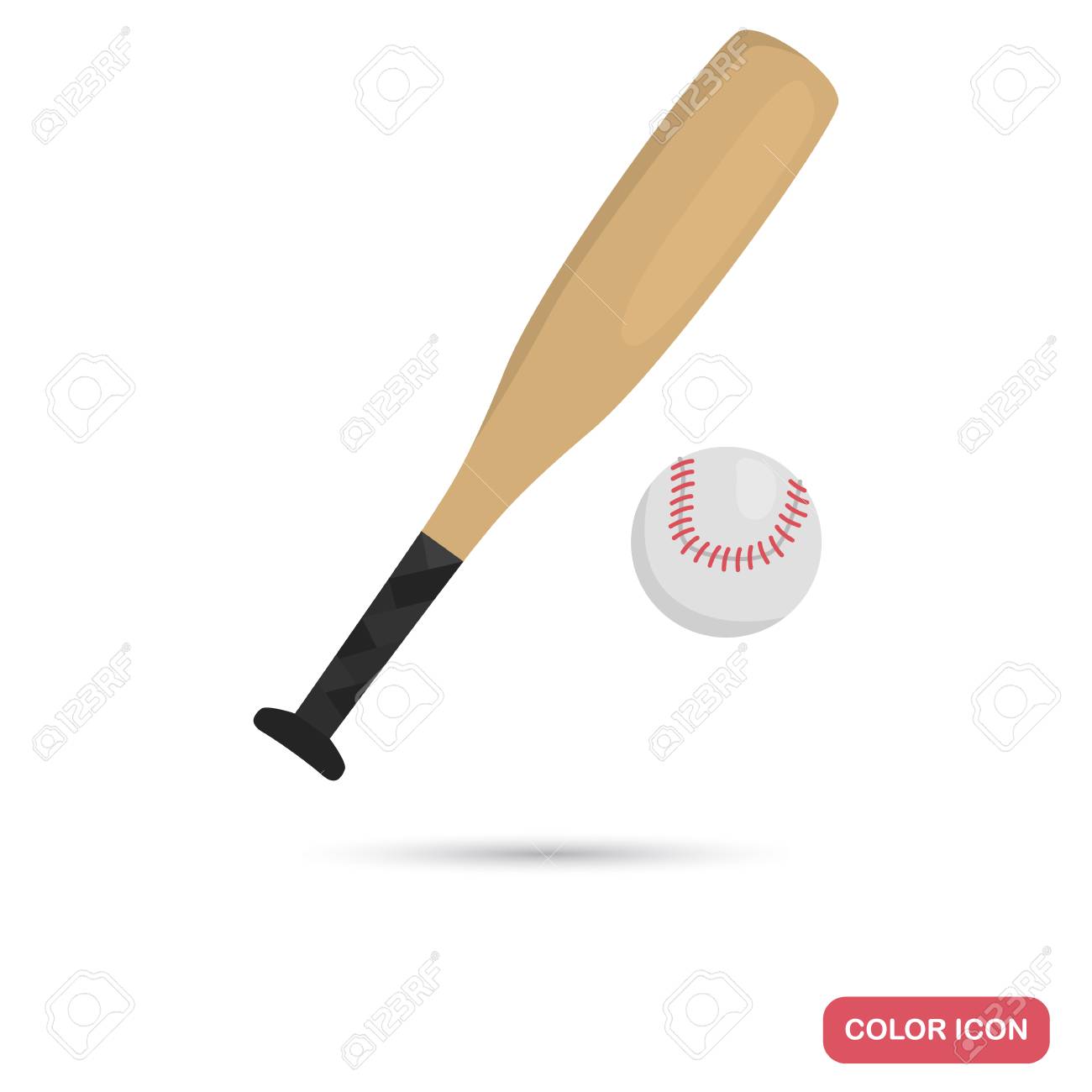 flat baseball bat