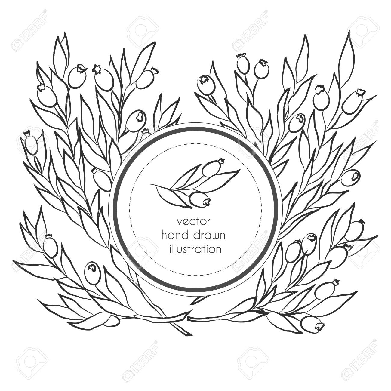 ベスト50 丸 イラスト黒 美しい花の画像