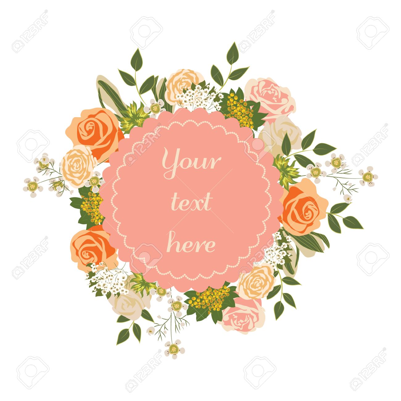 Cute Quotes With Flowers Bright Floral Card With Cute Cartoon Flowers In Vector. Inspirational And  Motivational Quotes Background Royalty Free Svg, Cliparts, Vectors, And  Stock Illustration. Image 32441449.