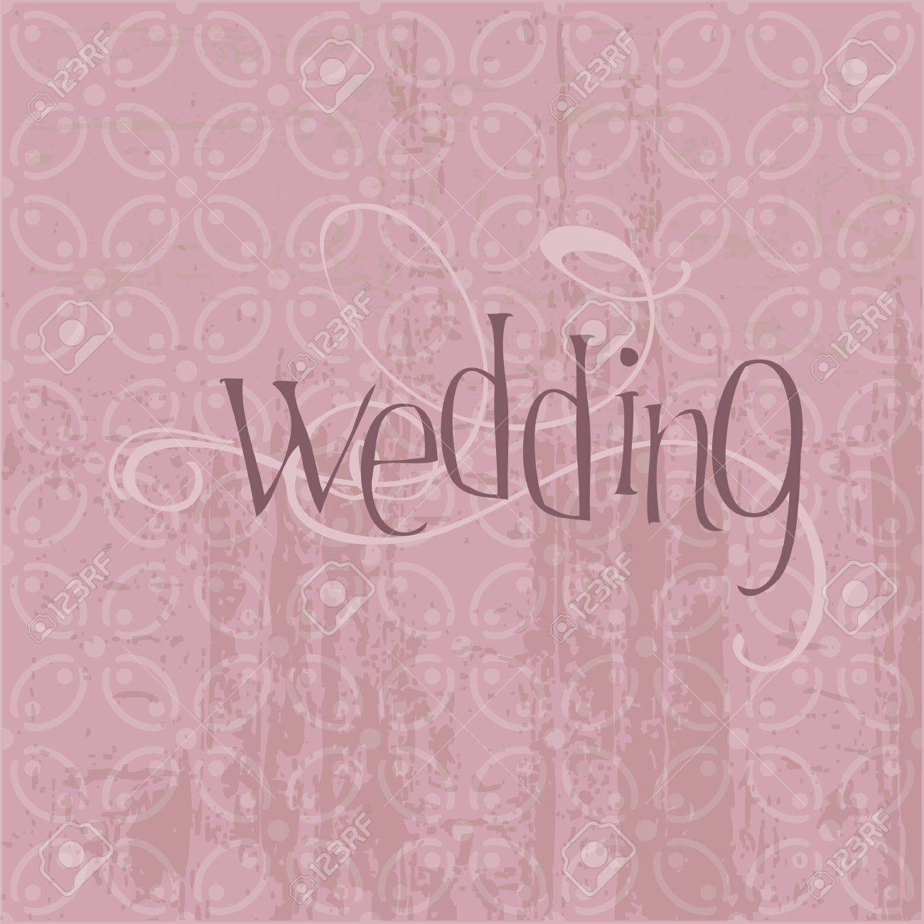 ビンテージ結婚式ポストカード デザイン 招待状 お祝い スクラップ ブック のイラスト素材 ベクタ Image