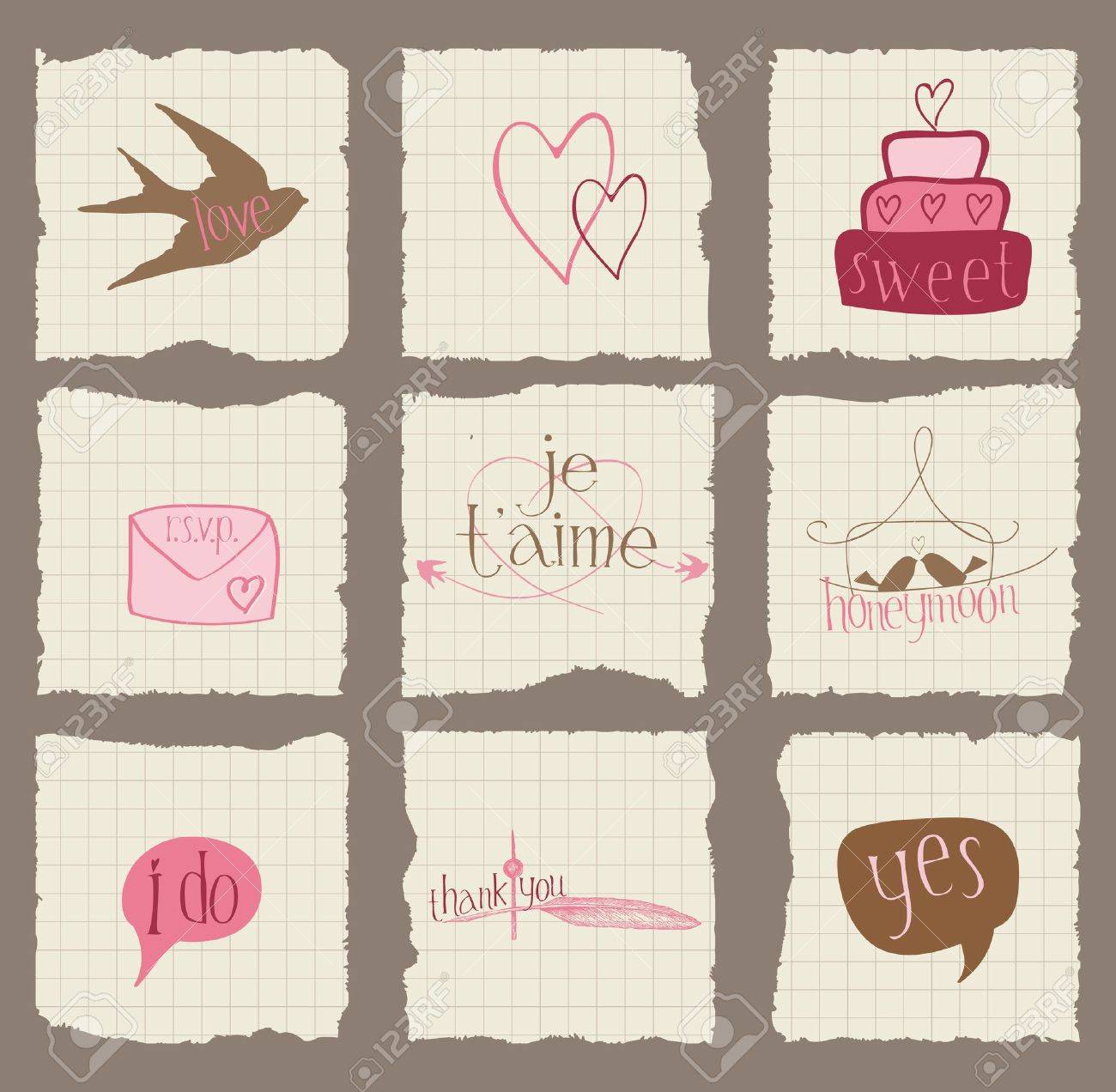 wedding design for invitation