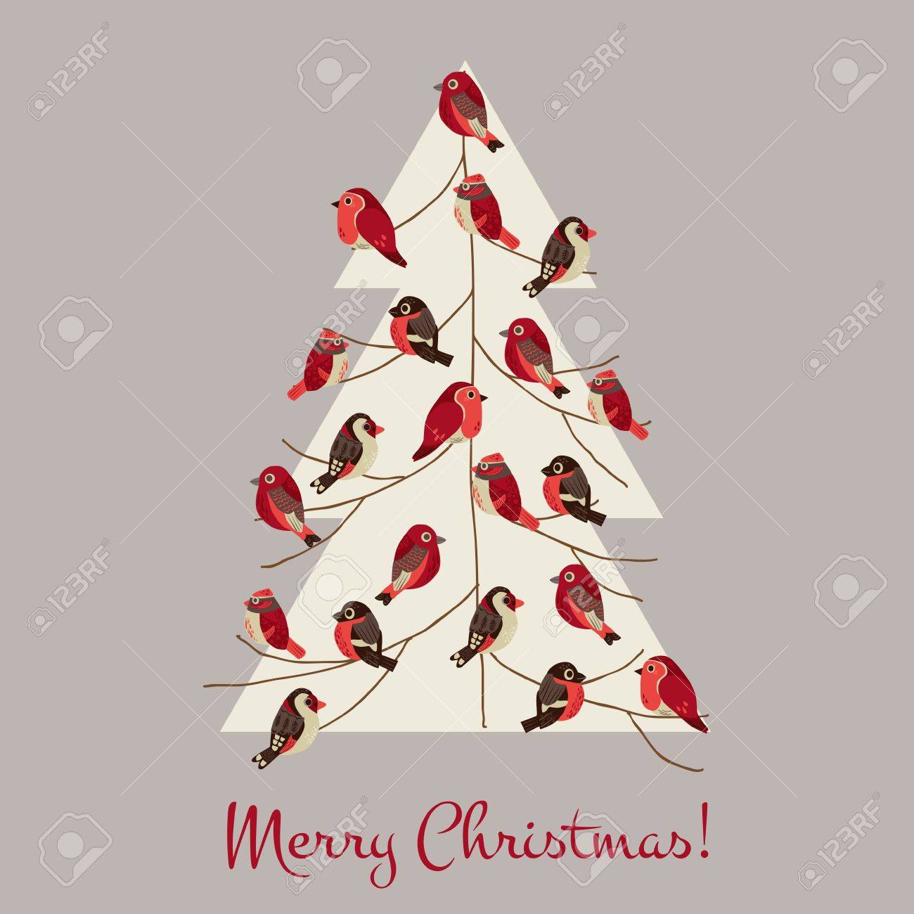 christmas cards with tree