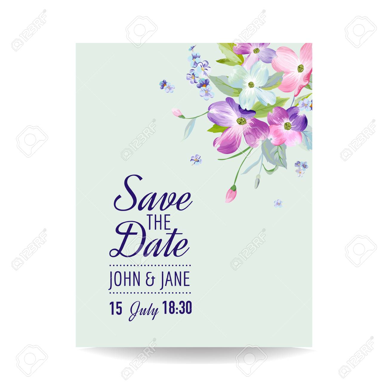 spring invitation template