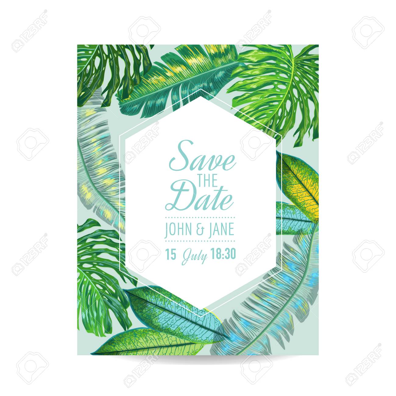 wedding invitation template with
