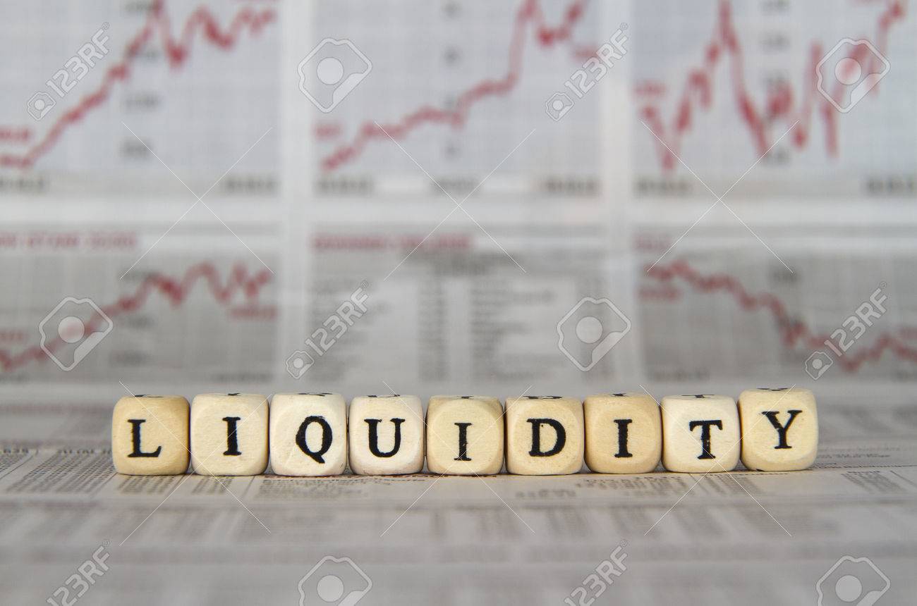 Liquidity word built with letter cubes - 40852935 Liquidity word built with letter cubes - 40852935