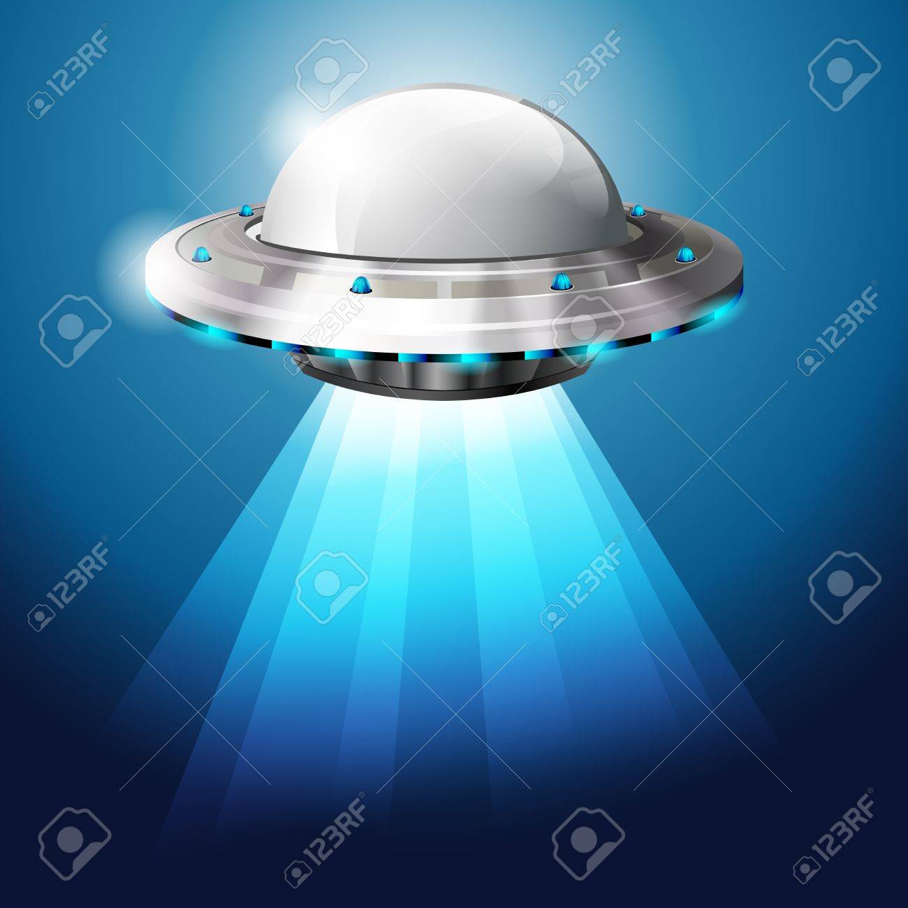 未確認飛行物体 Ufo の ベクトル ファイルのイラスト素材 ベクタ Image