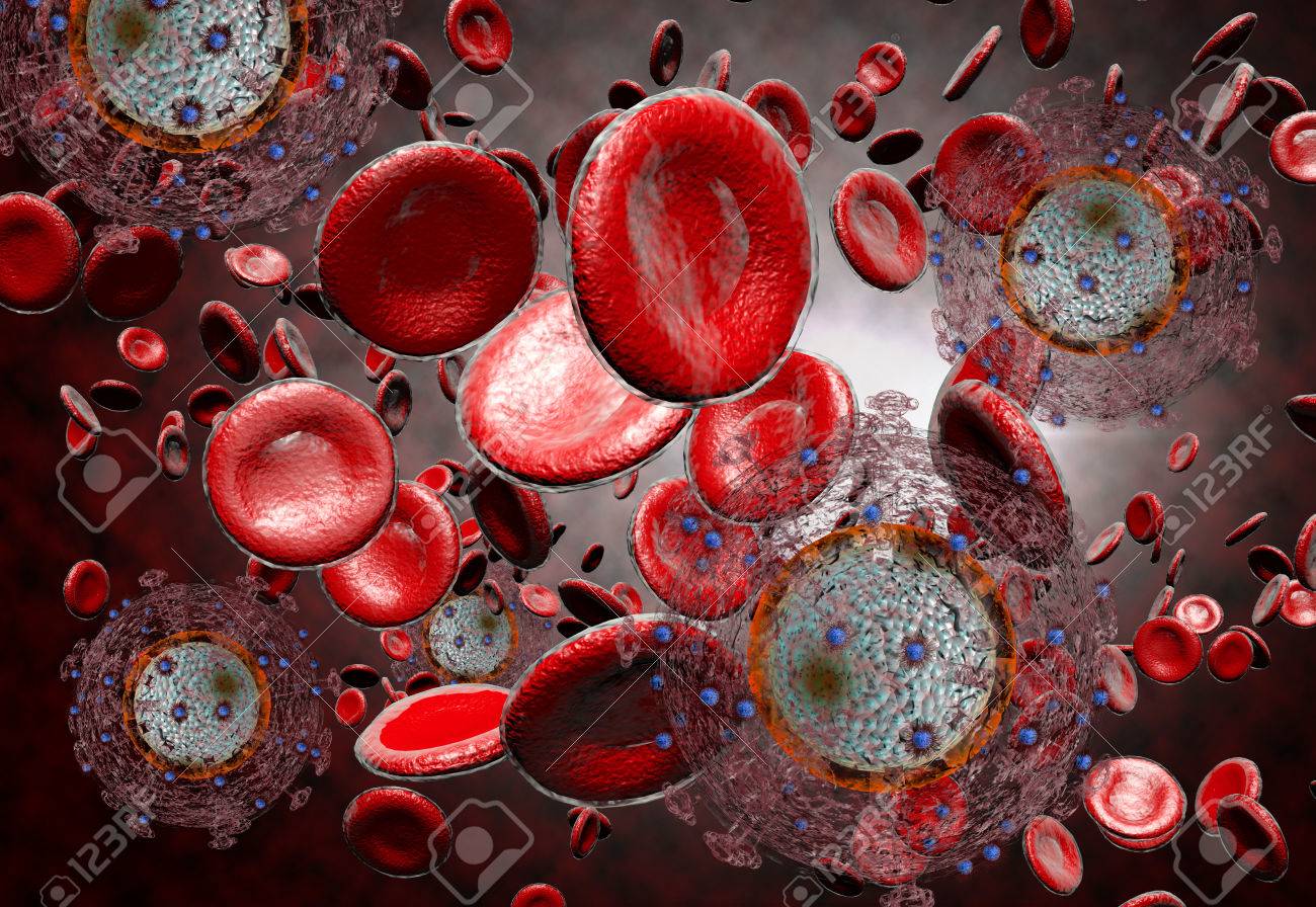 3d Generierte Bild Der Hiv Aids Virus Zellen Fur Die Medizin Hintergrund Lizenzfreie Fotos Bilder Und Stock Fotografie Image