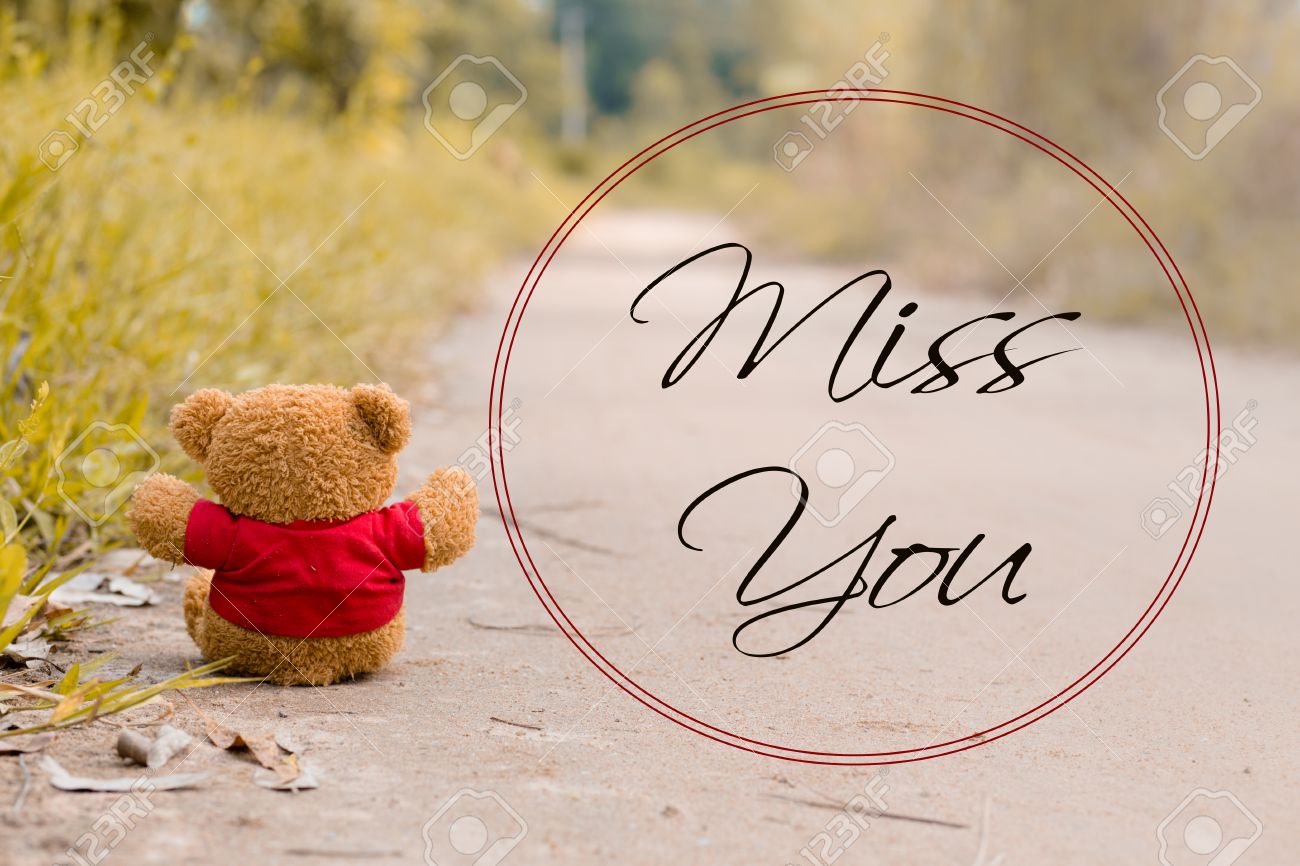 miss you teddy bear