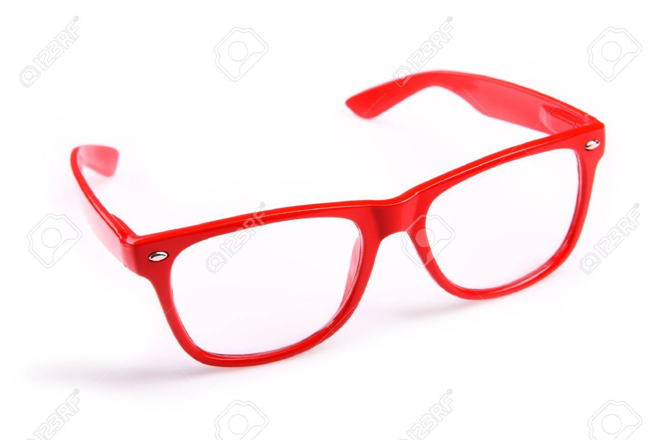 A picture of red trendy glasses over white background - 9886819 A picture of red trendy glasses over white background - 9886819