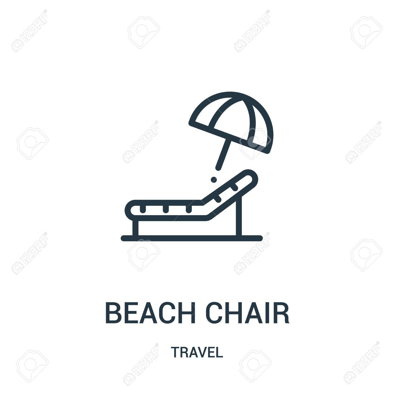 beach chair logo