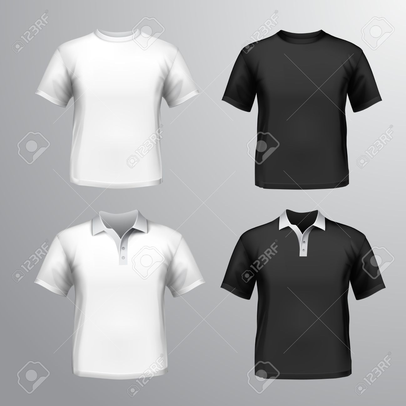 round neck polo